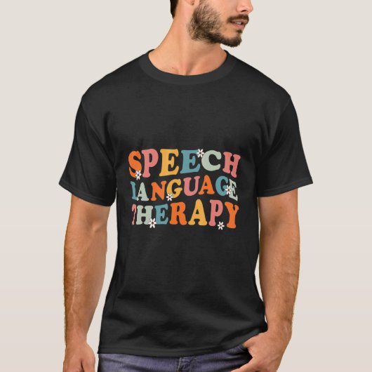 音声セラピー言語言語セラピー病理医 Tシャツ (正面)