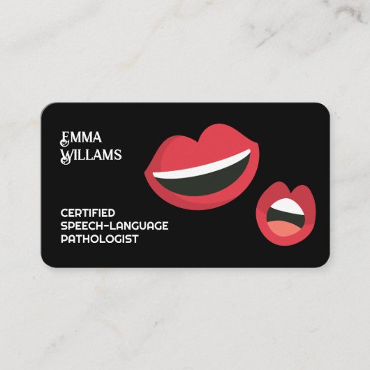 音声セラピー 名刺 (正面)