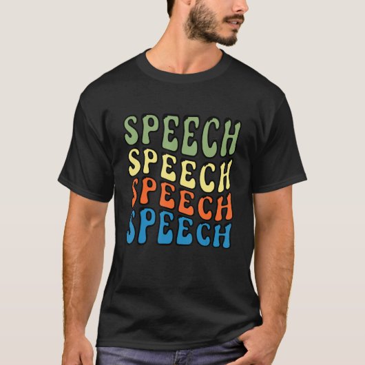 音声セラピーGroovy言語病理学者 Tシャツ (正面)