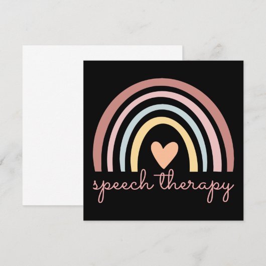 音声セラピーI 招待状 (正面/裏面)