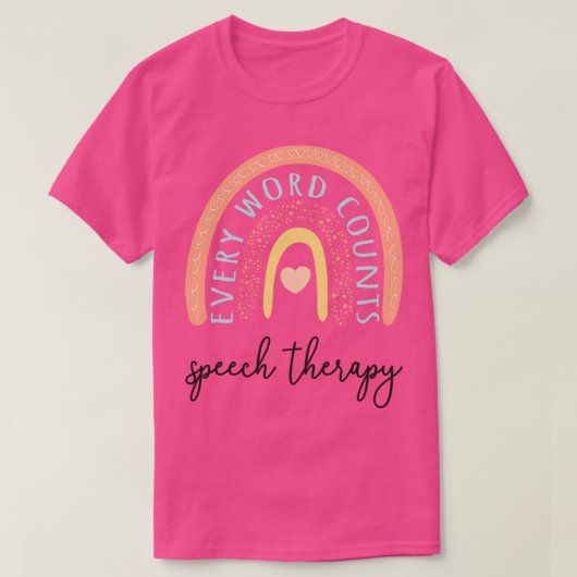 音声セラピーIIすべての単語数 Tシャツ (デザイン正面)