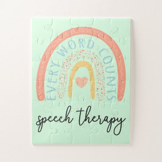 音声セラピーII – すべての単語数 ジグソーパズル (縦)