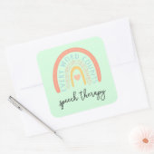 音声セラピーII – すべての単語数 スクエアシール (封筒)