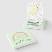 音声セラピーII – すべての単語数 ストーンコースター (横)