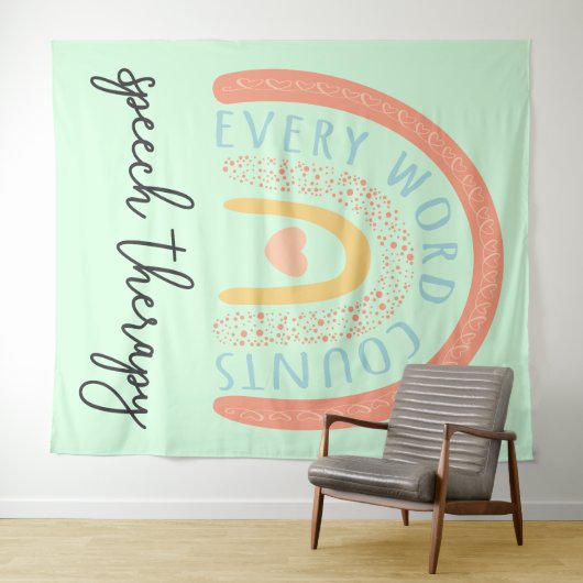 音声セラピーII – すべての単語数 タペストリー (インサイチュ(横))