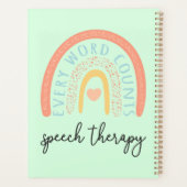 音声セラピーII – すべての単語数 プランナー手帳 (裏面)