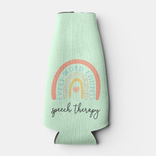 音声セラピーII – すべての単語数 ボトルクーラー (正面)