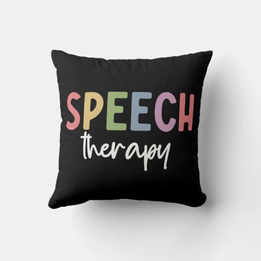 音声セラピーSLP音声病理医ギフト クッション (裏面)