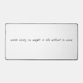 音声デスクマットなしで デスクマット (正面)