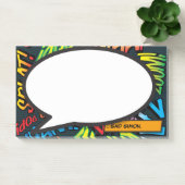 音声バパーソナライズされたブおもしろい漫画書 ポストイット (オフィス)