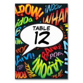 音声バブルおもしろいレトロ漫画帳 テーブルナンバー (裏面)