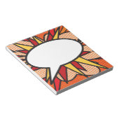 音声バブルおもしろいレトロ漫画帳 ノートパッド (アングル)