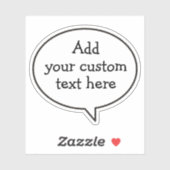 音声バブルステッカー シール (シート)