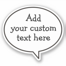 音声バブルステッカー シール