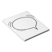 音声バブル – 独自の文字を追加！ ノートパッド (アングル)