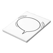 音声バブル – 独自の文字を追加！ ノートパッド (回転)