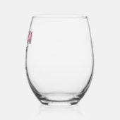 音声パーソナライズされたセラピストSLP ステムなしワイングラス (左)