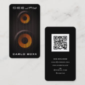 音声フェイクスピーカーボックス名刺 名刺 (正面/裏面)