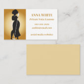 音声レッスンの名刺 名刺 (正面/裏面)