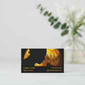 音声レッスンの名刺 名刺 (スタンド正面)