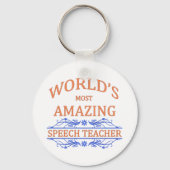 音声先生 キーホルダー (正面)