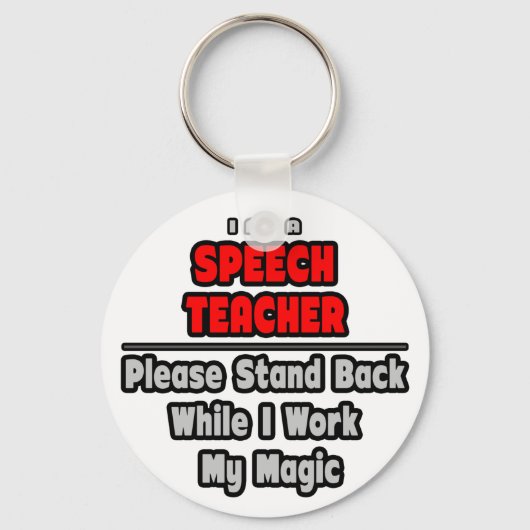 音声先生...作業魔法 キーホルダー (正面)