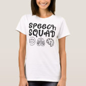 音声分担病理学先生誕生日あり Tシャツ (正面)