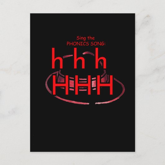 音声用はがきまたはフラッシュカード ポストカード (正面)