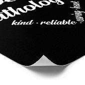 音声病理医ハートワードクラウド ポスター (角)