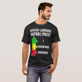 音声病理学セラピー進行自閉覚覚醒 Tシャツ (正面フル)