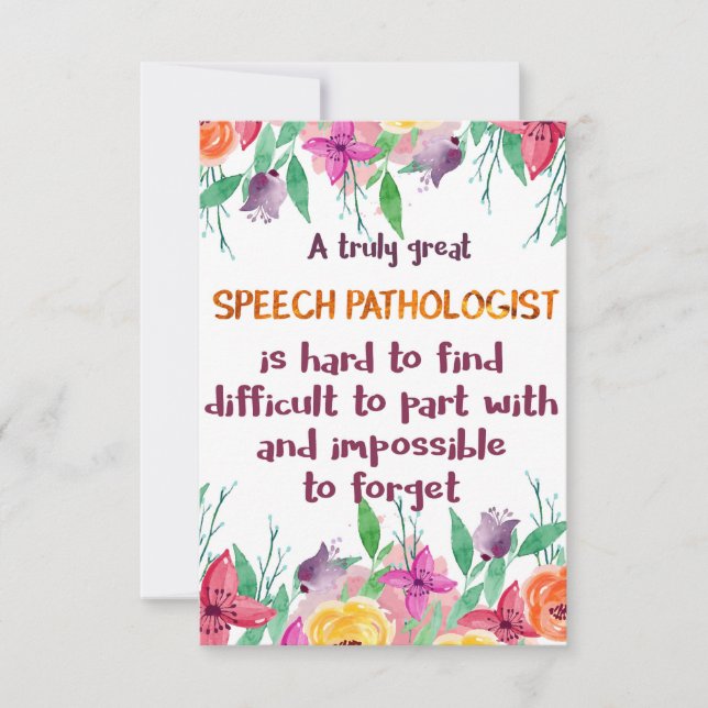 音声病理学者贈与学校言語セラピスト (正面)