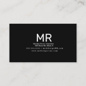 音声翻訳バイリンガル言語先生 名刺 (裏面)