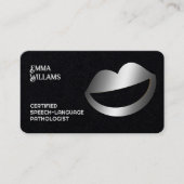 音声言語セラピスト 名刺 (正面)