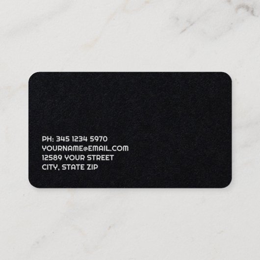 音声言語セラピスト 名刺 (裏面)