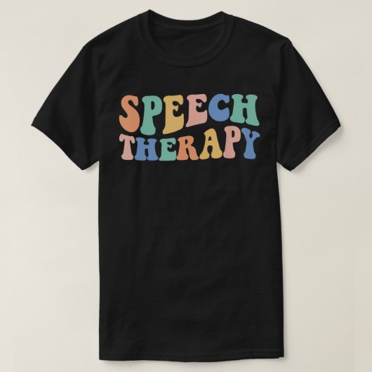 音声言語病理学虹彩音声セラピー Tシャツ (デザイン正面)