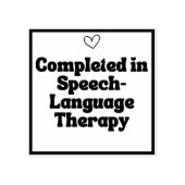 音声認識で完了 – 言語セラピースタンプ ラバースタンプ (インプリント)