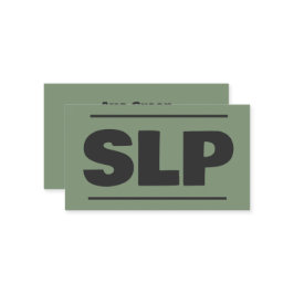 音声認識ウェルネススペシャリストSLP 名刺