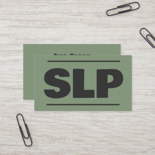 音声認識ウェルネススペシャリストSLP 名刺