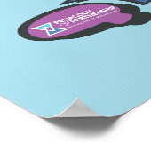 音声認識バブル24x30 ポスター (角)