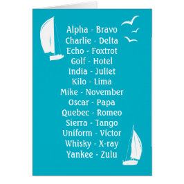 音字アルファベットブルーシップスキャプテンBoating