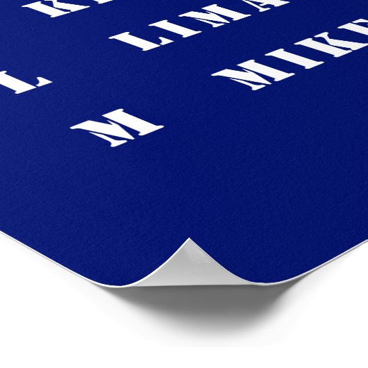 音文字ポスター ポスター (角)