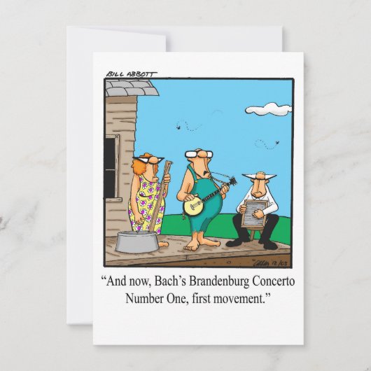 音楽おもしろいリサイタル招待状 招待状 (正面)