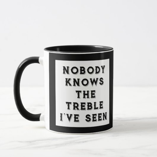 音楽おもしろい先生 マグカップ (左)