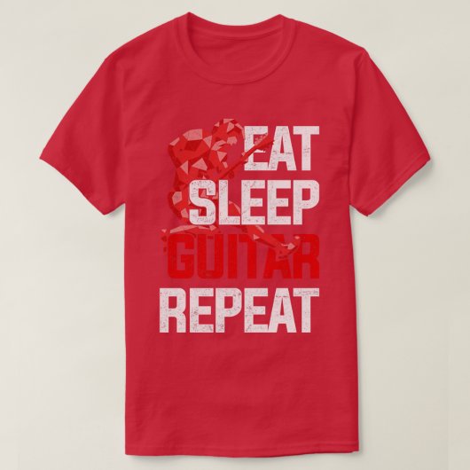 音楽おもしろい引用文ギタリストギフトギター Tシャツ (デザイン正面)