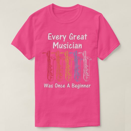 音楽おもしろい教育ギフト先生(4) Tシャツ (デザイン正面)