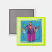 音楽おもしろい漫画の磁石 マグネット (正面/裏面)