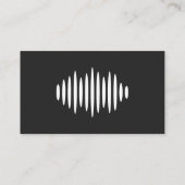 音楽およびサウンドエンジニアの名刺 名刺 (裏面)