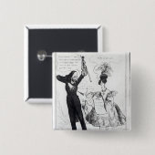 音楽および愛または2人の対立実行者 缶バッジ (正面&裏面)