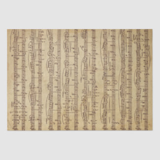 音楽および歌 薄葉紙