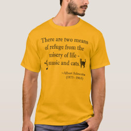 音楽および猫の引用語句のTシャツ Tシャツ